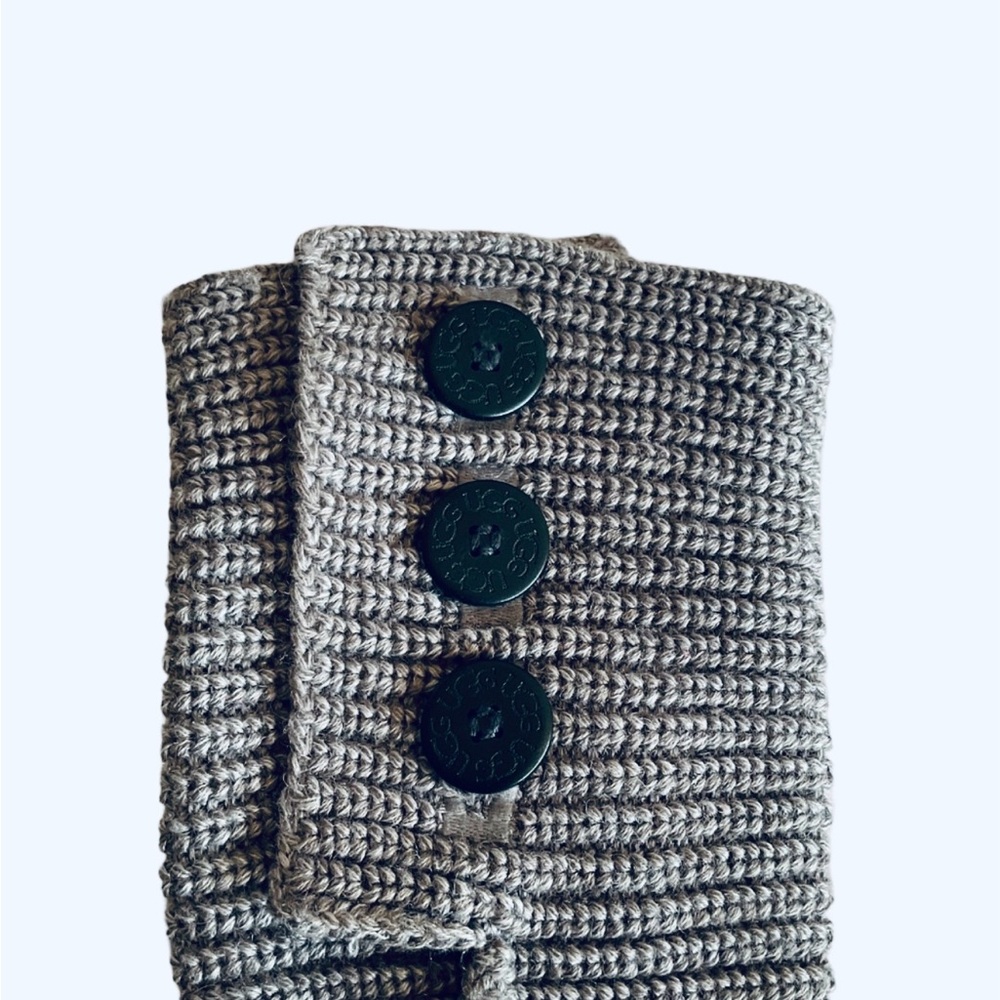 Smokey gray knit Uggs - Picture 10 of 14